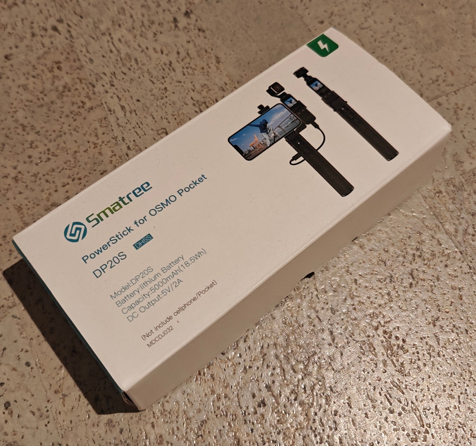 Smatree Powerstick for OSMO Pocket DP20S, Enlèvement, Comme neuf, Autres marques