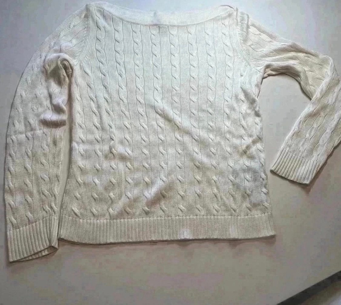 Ralph Lauren trui maar L, Ophalen of Verzenden, Zo goed als nieuw, Maat 42/44 (L), Beige