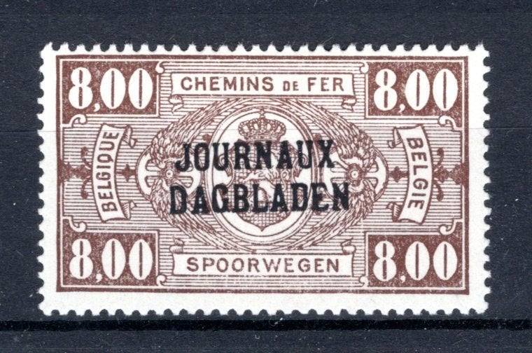 JO33A MH* 1929 - Type II, R staat boven B, Ophalen of Verzenden, Postfris, Spoor van plakker