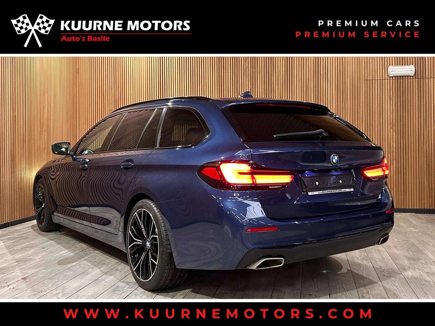 BMW 5 Serie 518 dA Touring Alu19"/Acc/Led/Pdc/Cam/Leder/Verw, Cuir, Entreprise, 5 portes, Automatique