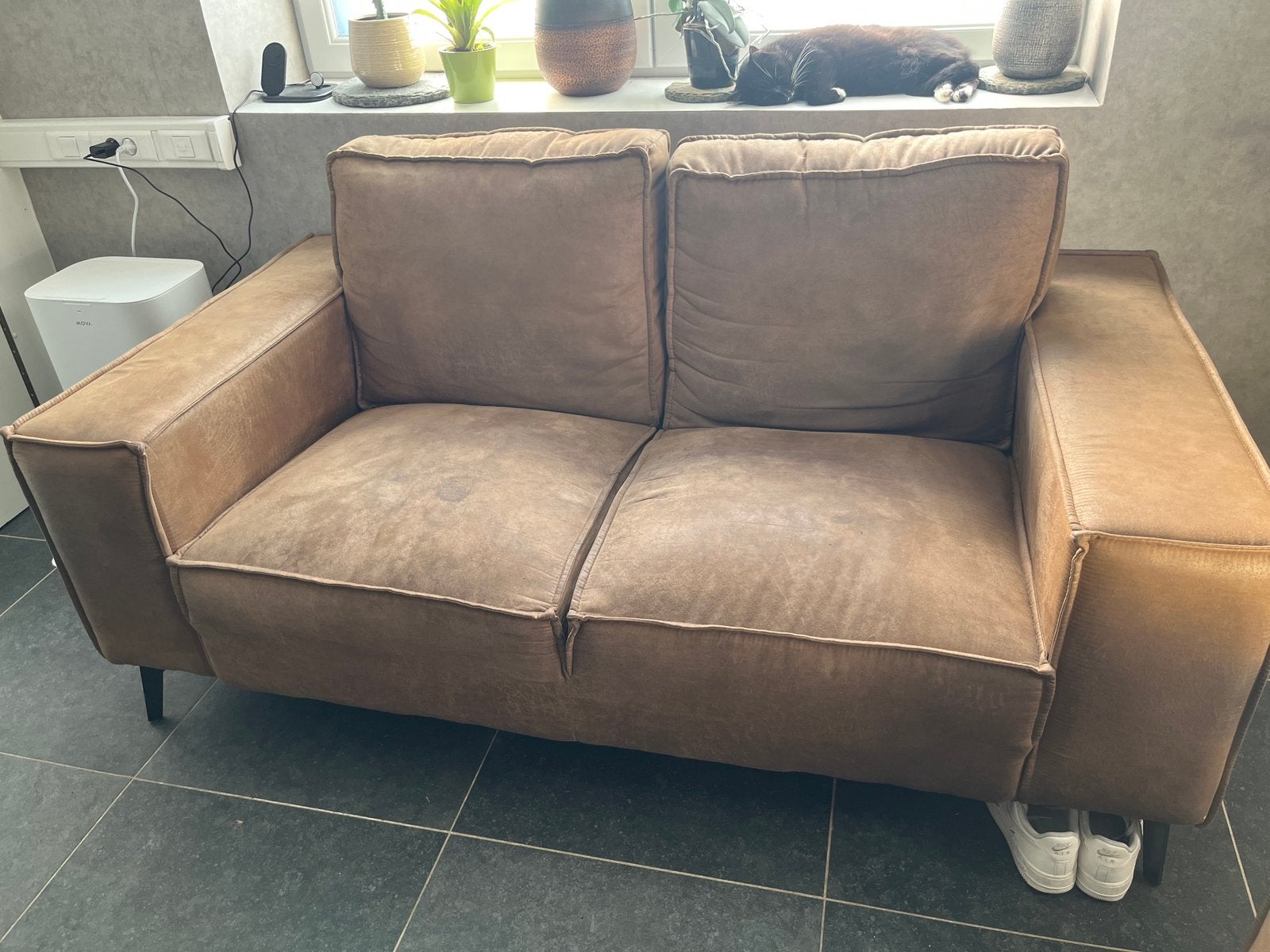 2 zit zetel, Ophalen, Kunststof, Gebruikt, 150 tot 200 cm
