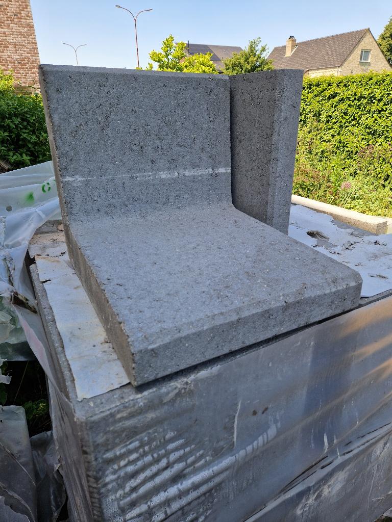 Betonnen keerwanden 40x40x50cm (18st), Neuf, Bordure, 25 à 50 cm, Moins de 100 cm