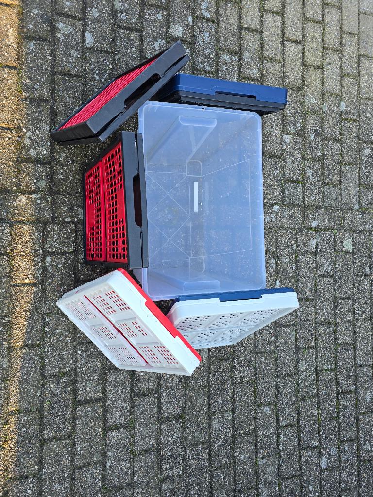 Opbergboxen -   Plooiboxen - boodschapboxen, Ophalen, Zo goed als nieuw