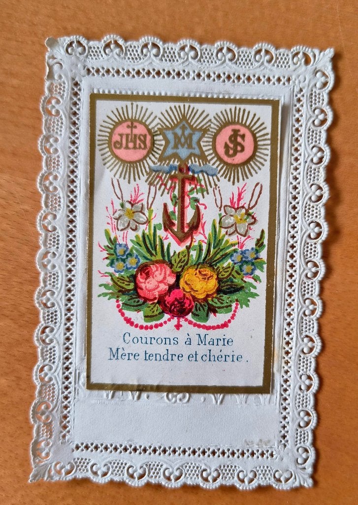Uniek Bedevaartsprentje Halle – Notre-D. de Hal + medaillon, Ophalen of Verzenden