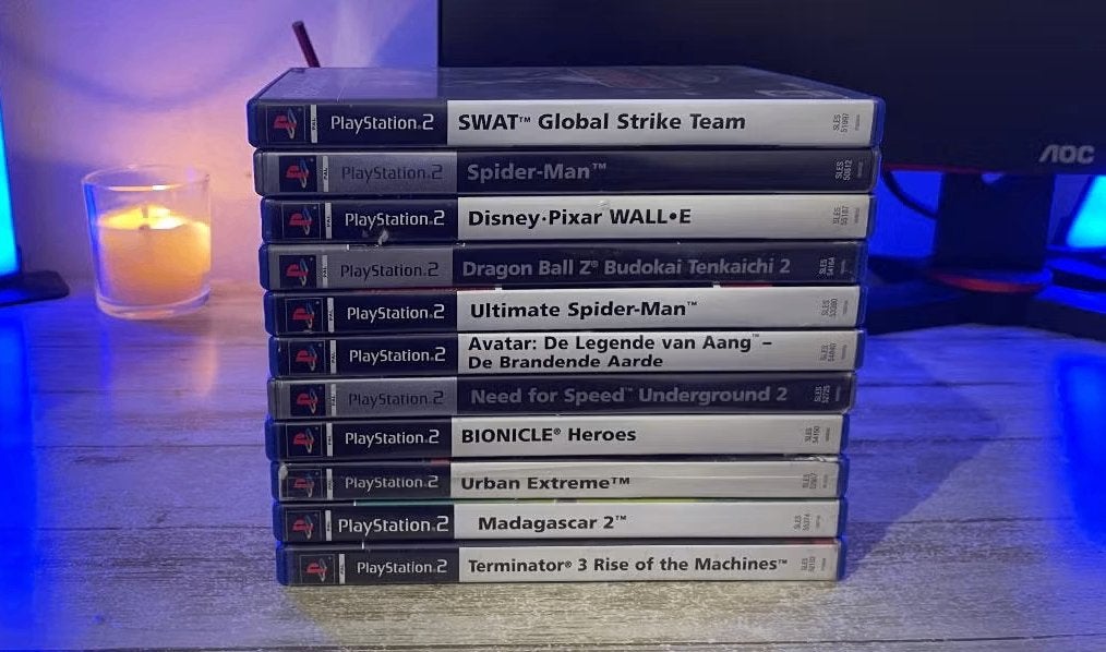 Playstation 2 *GAMES* (Dragon Ball, SpiderMan, enz...), Ophalen, Zo goed als nieuw