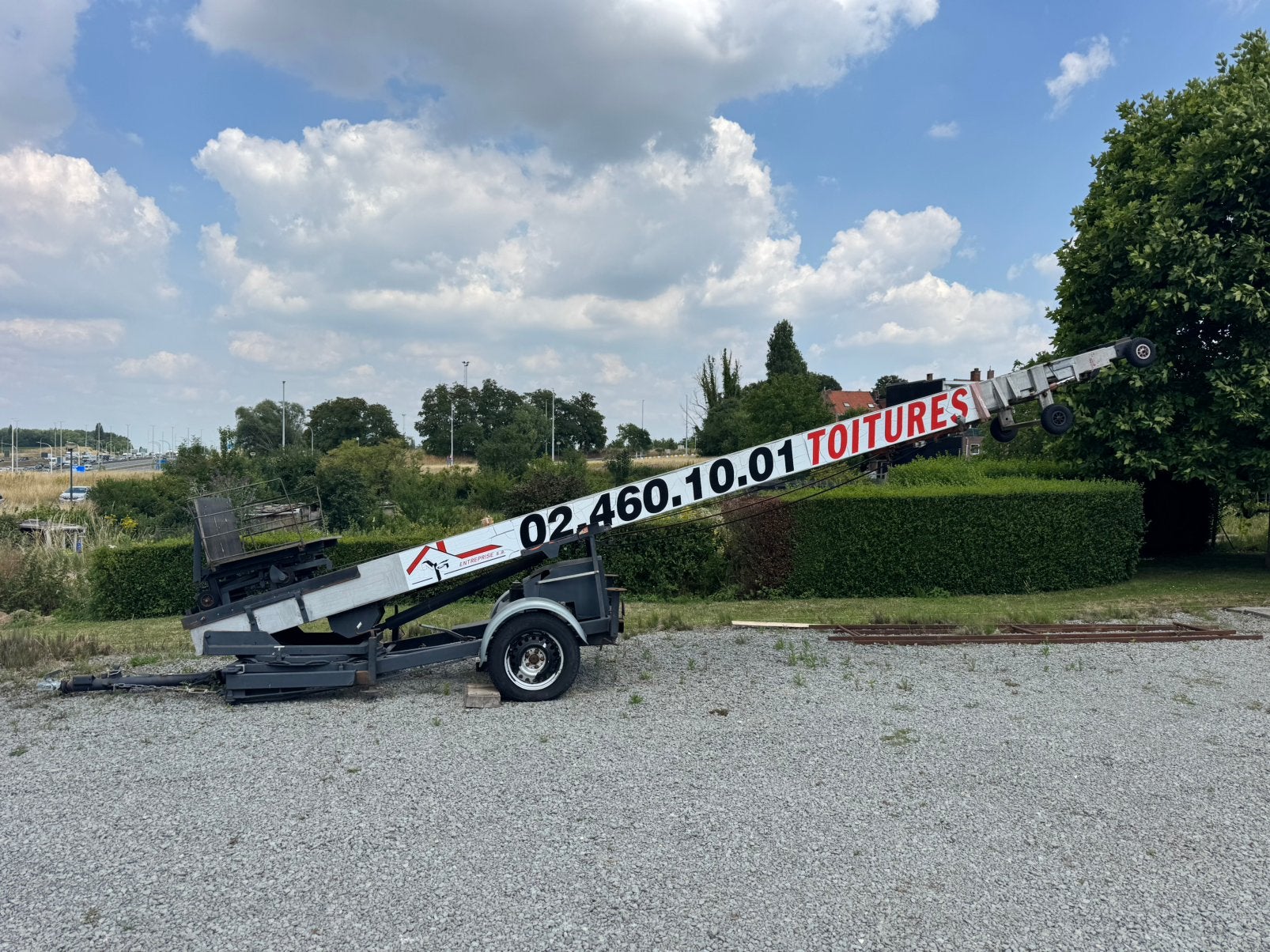 Aanhangwagenlift, Doe-het-zelf en Bouw, Bouwliften, Ophalen