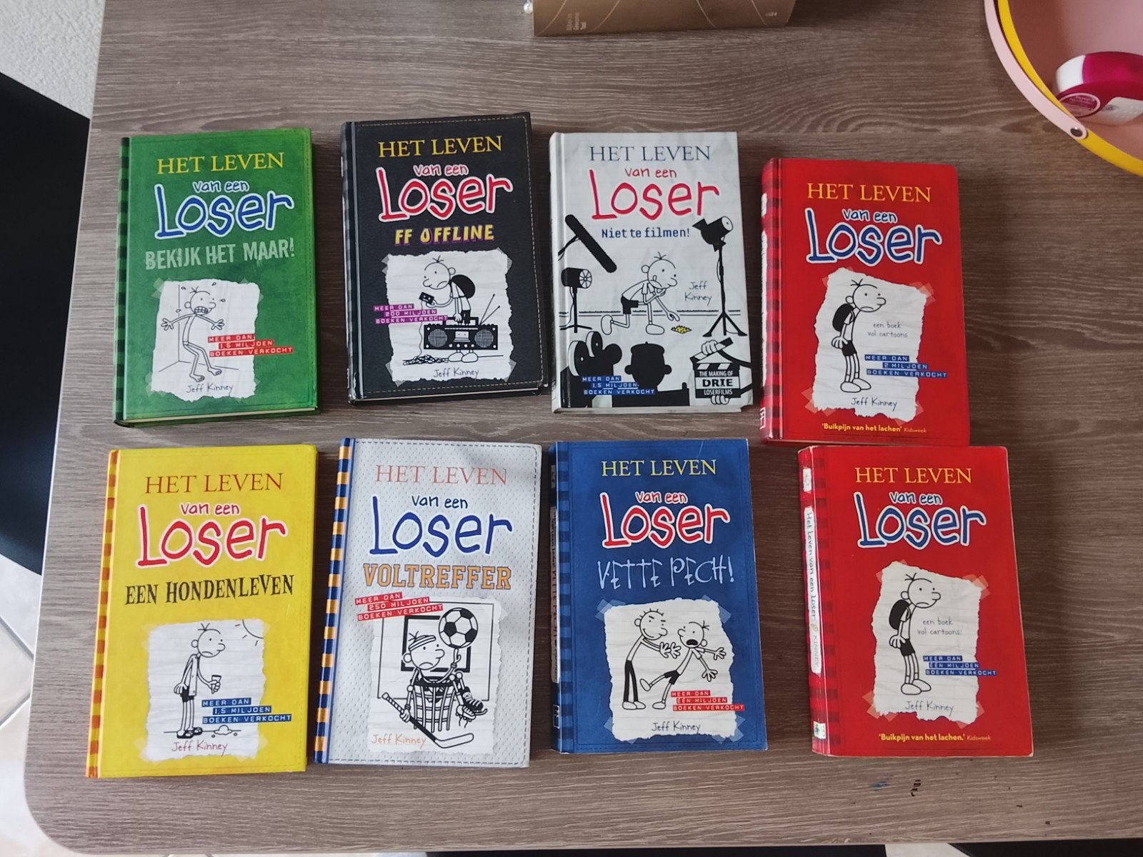 8 leven van een loser boeken, Ophalen, Zo goed als nieuw, Jeff Kinney, Overige typen