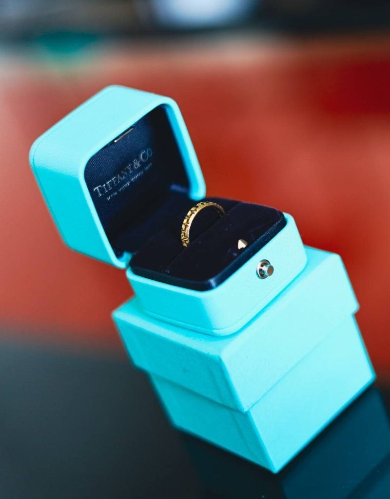 Tiffany T True ring 18k geelgoud – maat US 6.5, Bijoux, Sacs & Beauté, Or, Plus petit que 17, Comme neuf, Or