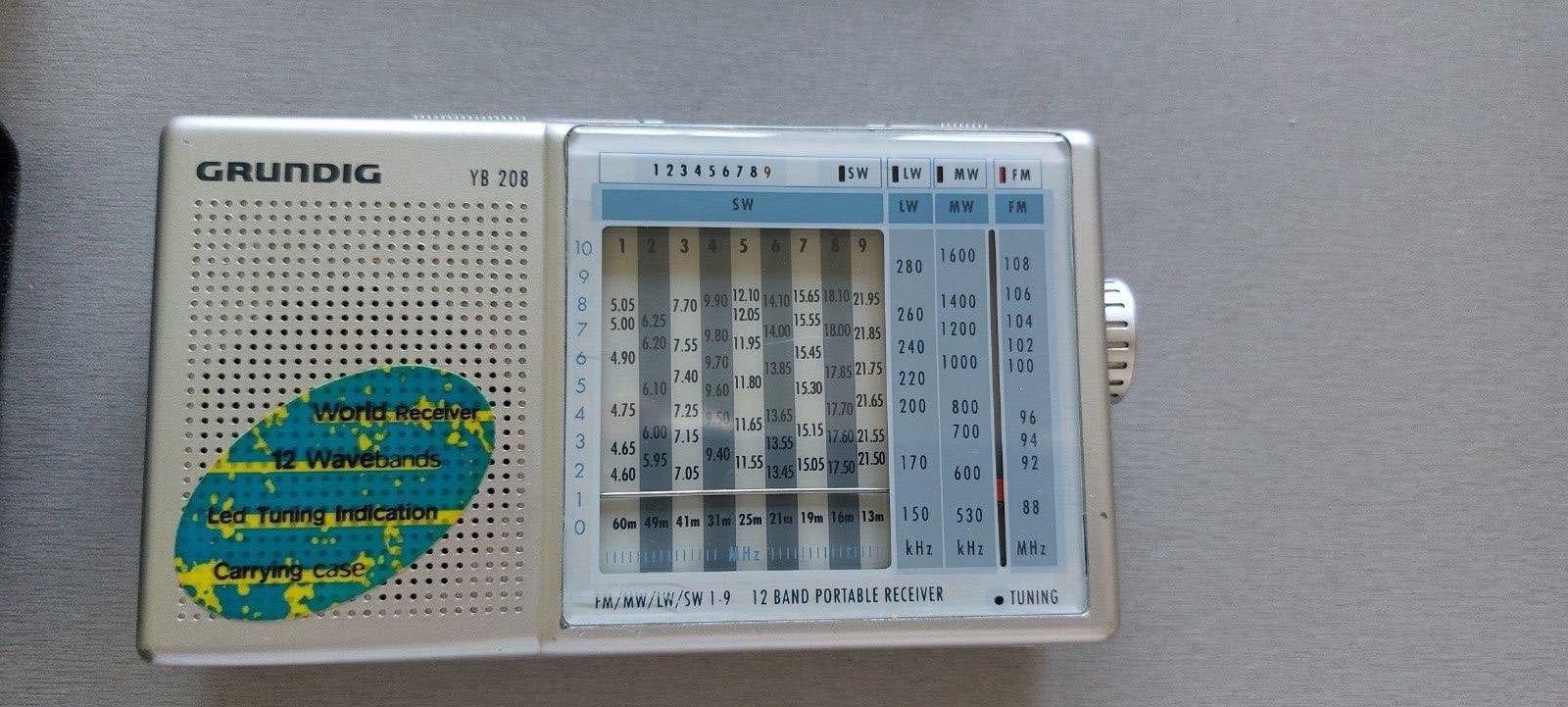 Récepteur mondial Grundig Yacht Boy 208 pour radio vintage, Enlèvement ou Envoi