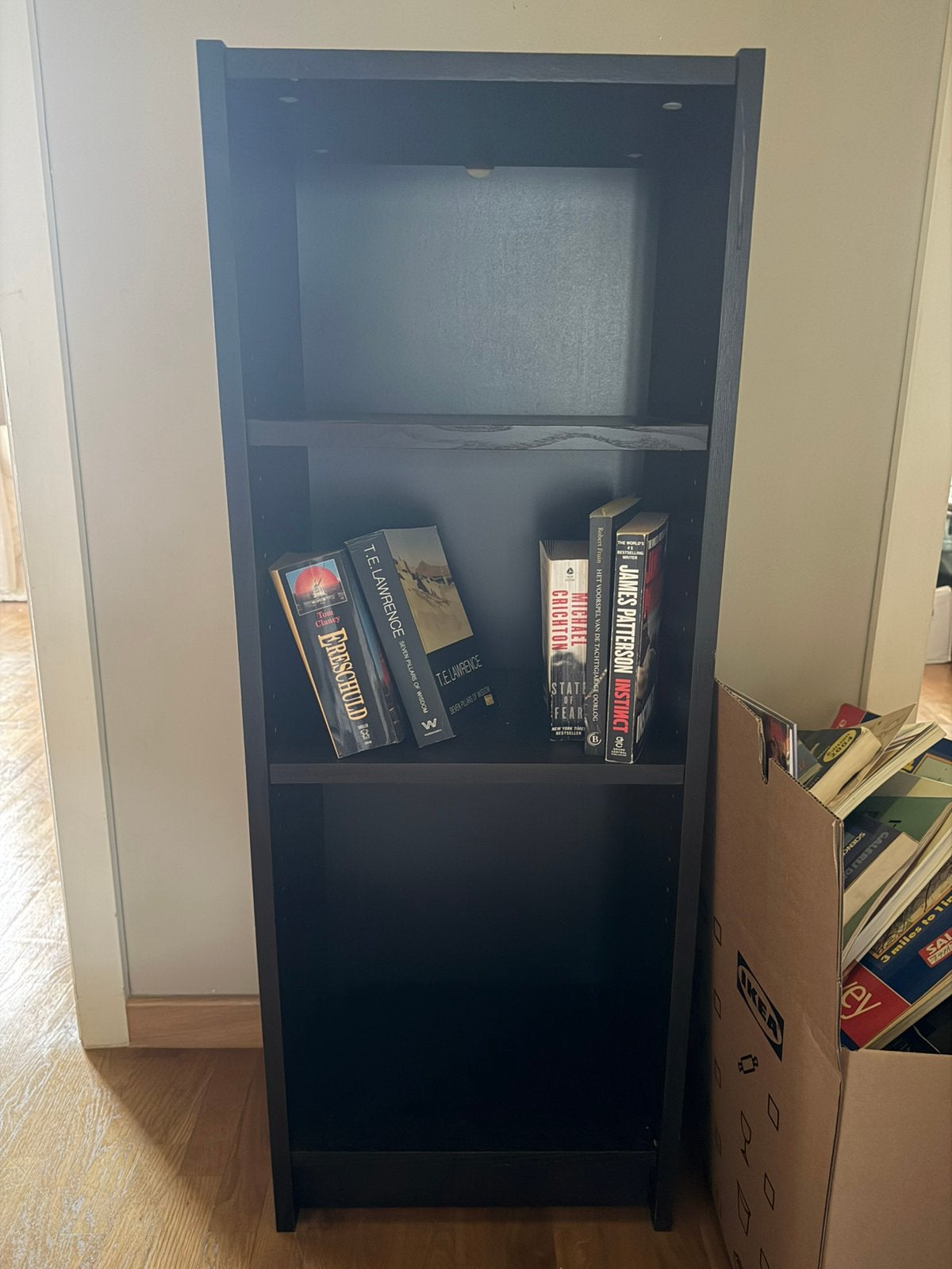 Kleine Billy boekenkast donkerbruin, Ophalen, Minder dan 50 cm, Gebruikt, 100 tot 150 cm