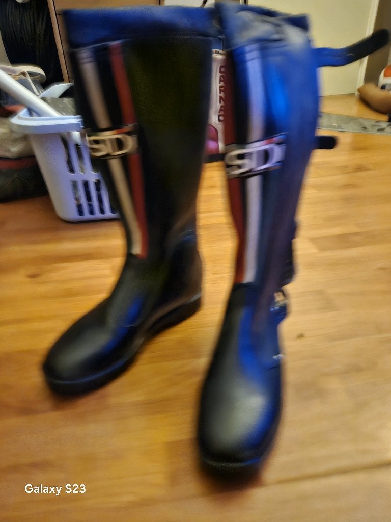 Bottes motos Sidi vintage 1970, Motos, Enlèvement, Comme neuf
