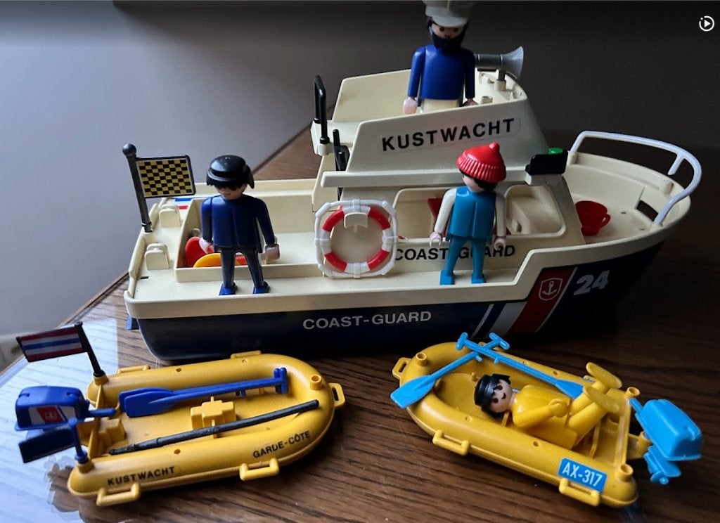 Playmobil - Kustwacht vintage, Enlèvement, Utilisé