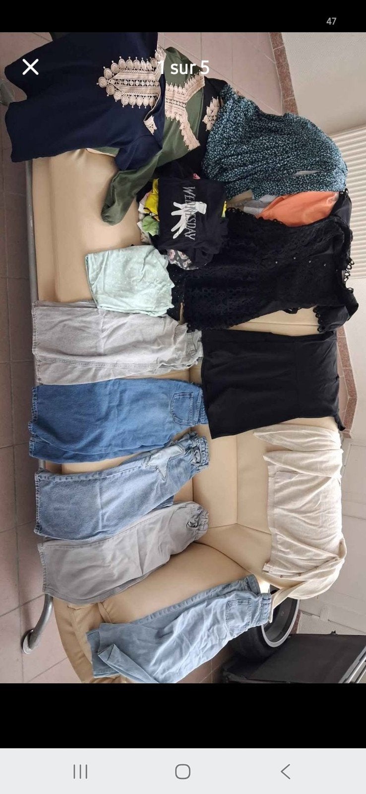 lots de vêtements fille 8 à 10 ans, Enlèvement