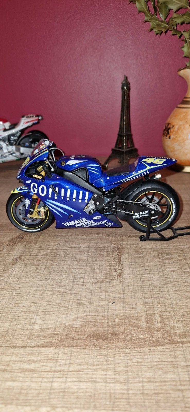 Valentino rossi  Minichamps, Enlèvement