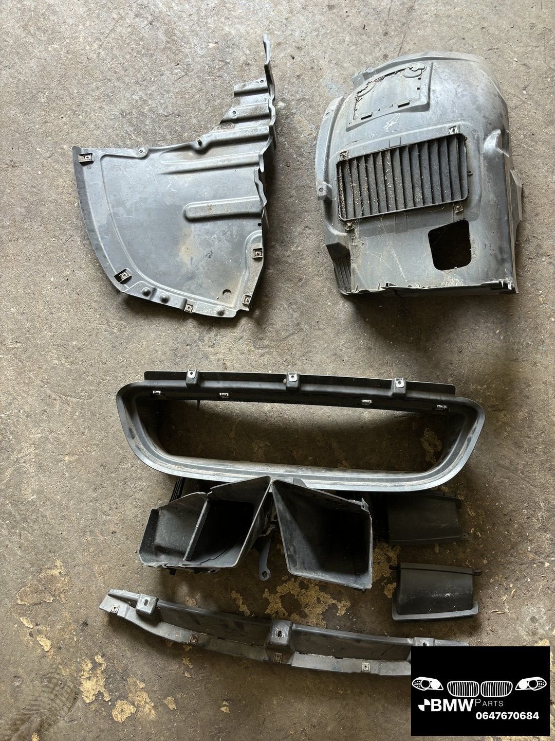 Luchtgeleider wielkuipen + div plastic Bmw 135i E82 E88, Auto-onderdelen, Gebruikt, -, -, Ophalen of Verzenden