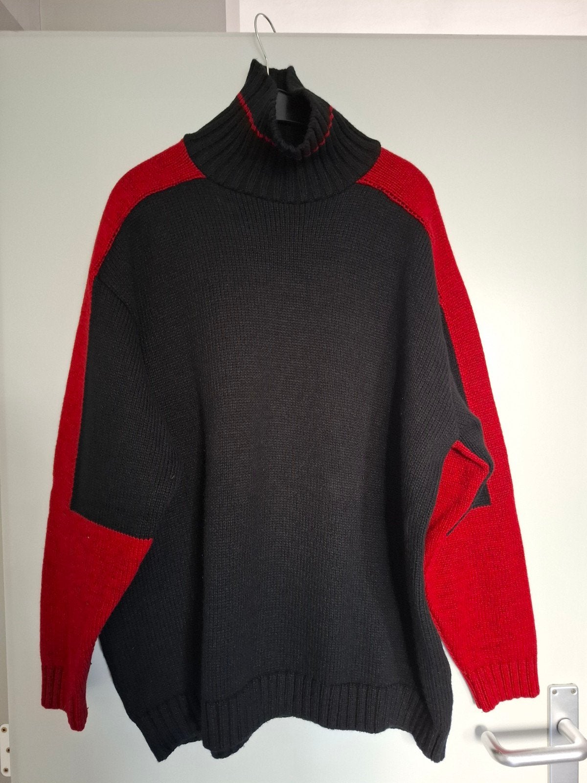 Wintertrui zwart /rood xxxl, Ophalen, Zwart, Trui of Vest, Duyer