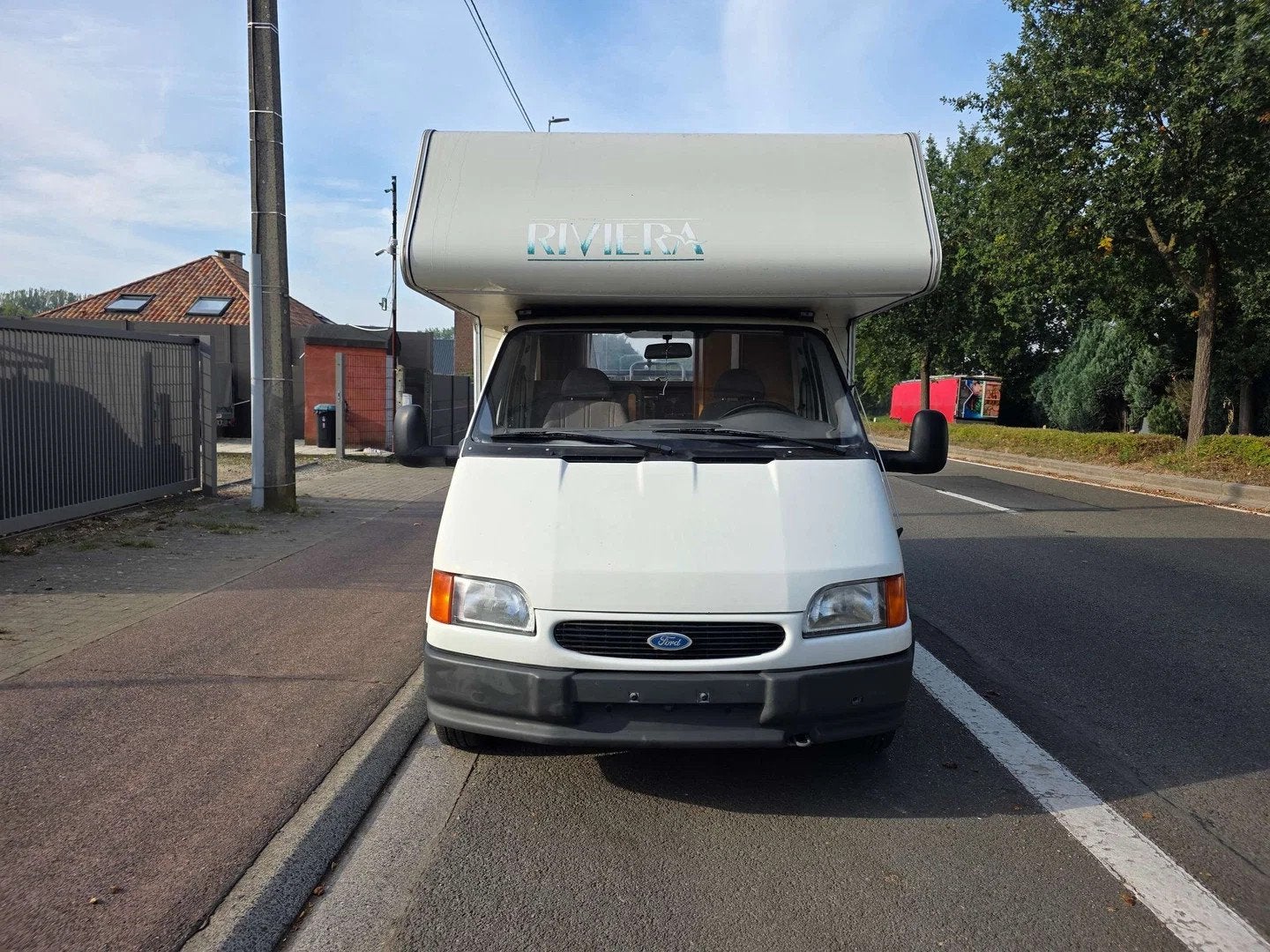Ford Transit 2.5D RIVIERA 1996' OLDTIMER 1EIG. (bj 1996), Caravans en Kamperen, Bedrijf, Diesel, Ford