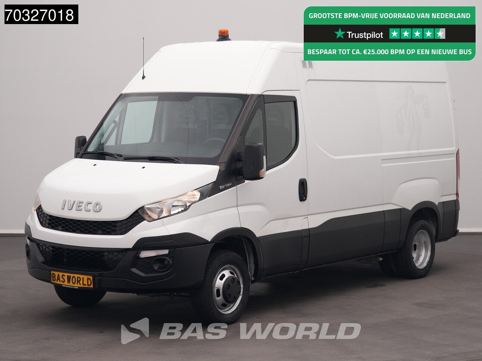 Iveco Daily 35C13 Dubbellucht 3,5t Trekhaak L2H2 Airco Cruis, Euro 5, Stof, Gebruikt, Iveco