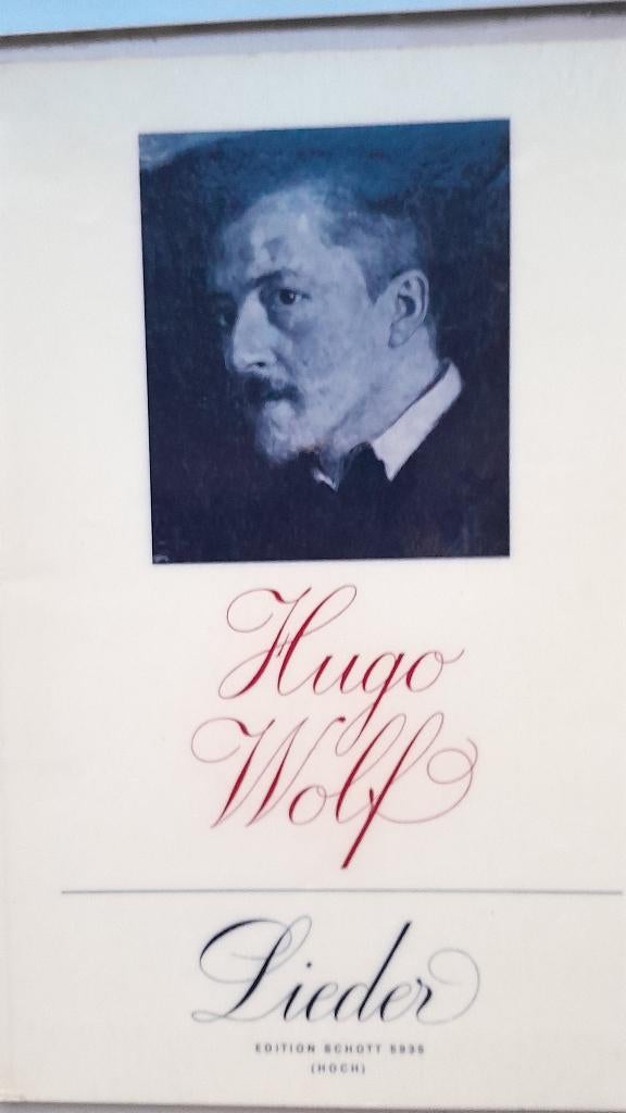 LIEDER                        Hugo Wolf, Muziek en Instrumenten, Bladmuziek, Zang, Klassiek, Ophalen of Verzenden, Nieuw