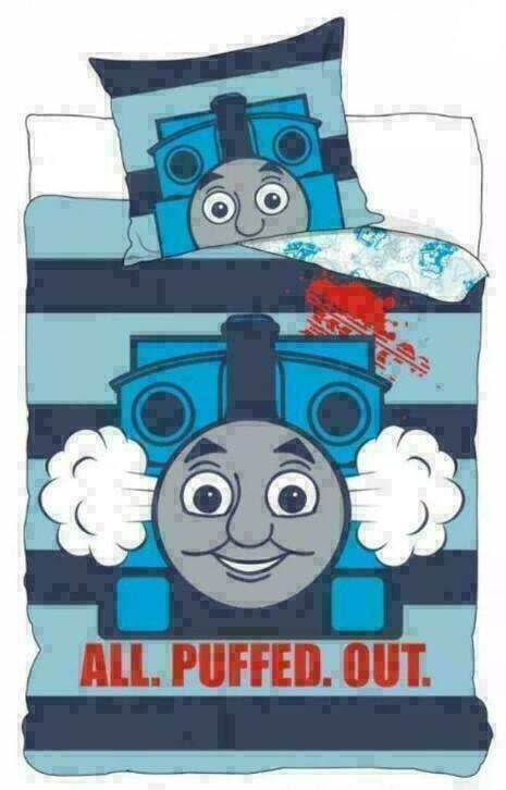 Thomas de Trein Dekbedovertrek 140 x 200 - Katoen - Disney, Blauw, Dekbedovertrek, Nieuw, Ophalen of Verzenden