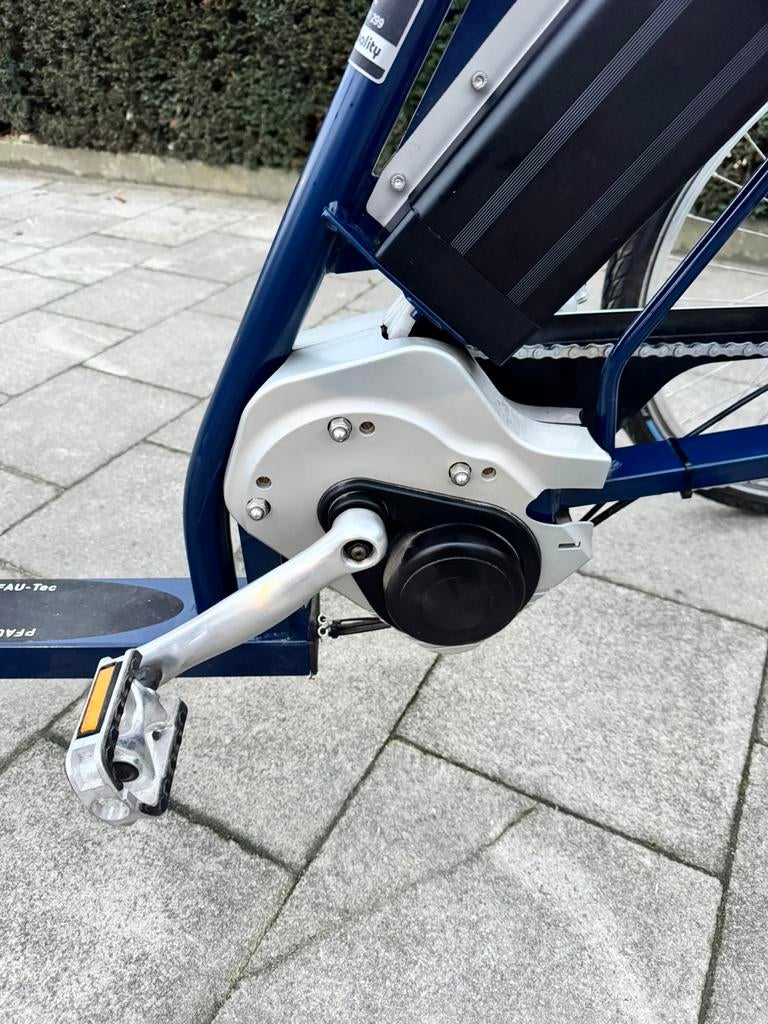 Elektrische driewieler Fiets PFAU - TEC - lage instap., Ophalen of Verzenden, Zo goed als nieuw, Overige merken, Verstelbare zitting