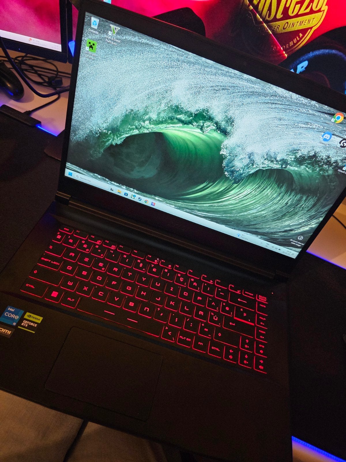 Pc Portable Gamer MSI Thin 15,6P, Informatique & Logiciels, Ordinateurs portables Windows, MSI, Comme neuf, Gaming, I5-12450