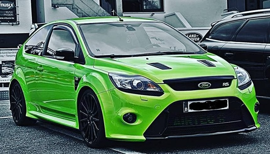 Ford Focus RS mk2 Ultimate green, Auto's, 4 zetels, Zwart, 1465 kg, Handgeschakeld