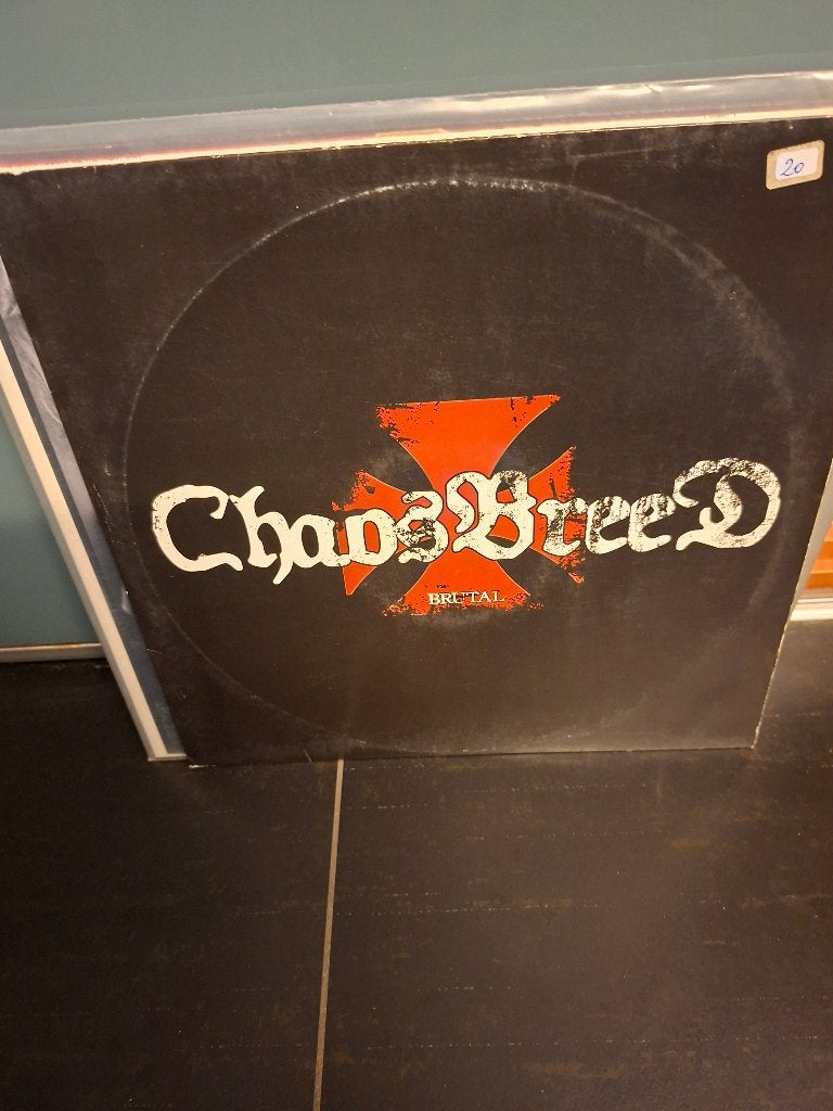 lp - chaosbreed - brutal - vak 2, Cd's en Dvd's, Vinyl | Hardrock en Metal, LP, Gebruikt, Ophalen of Verzenden, 12 inch
