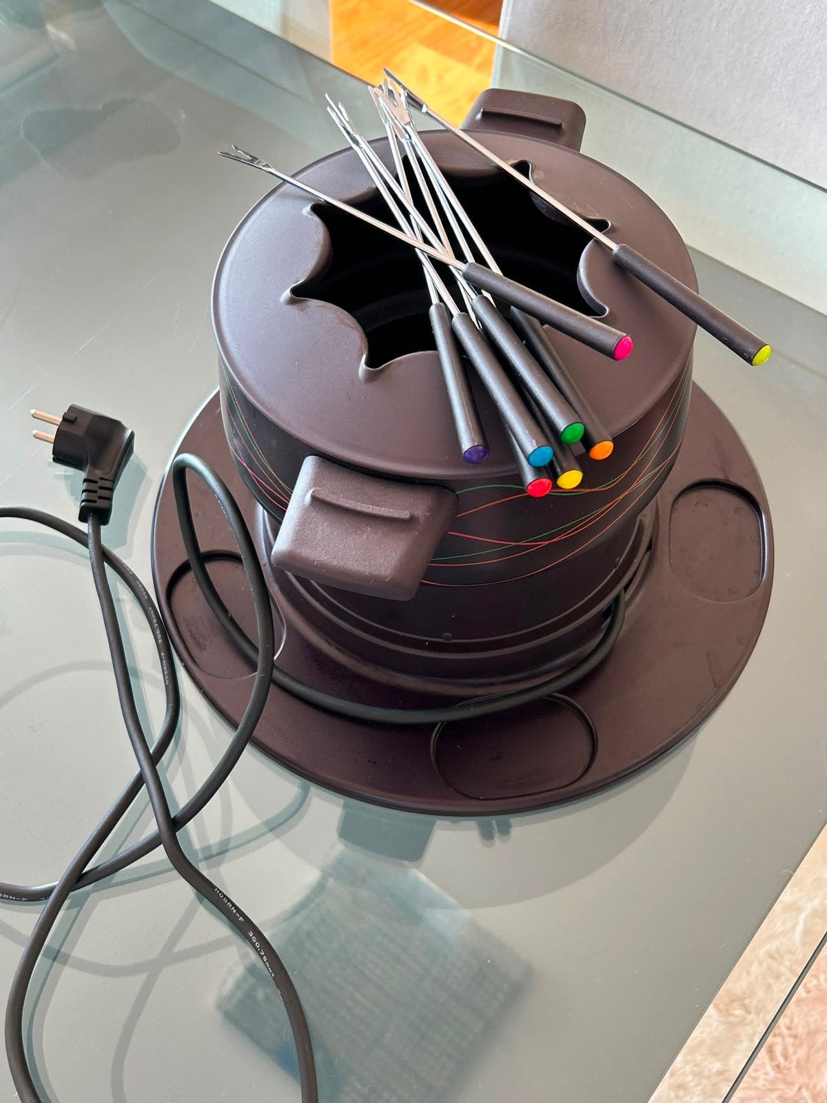 Service à fondue chocolat/fromage Tefal - Neuf jamais servi, Electroménager, Enlèvement, Neuf, Électrique, Service à fondue