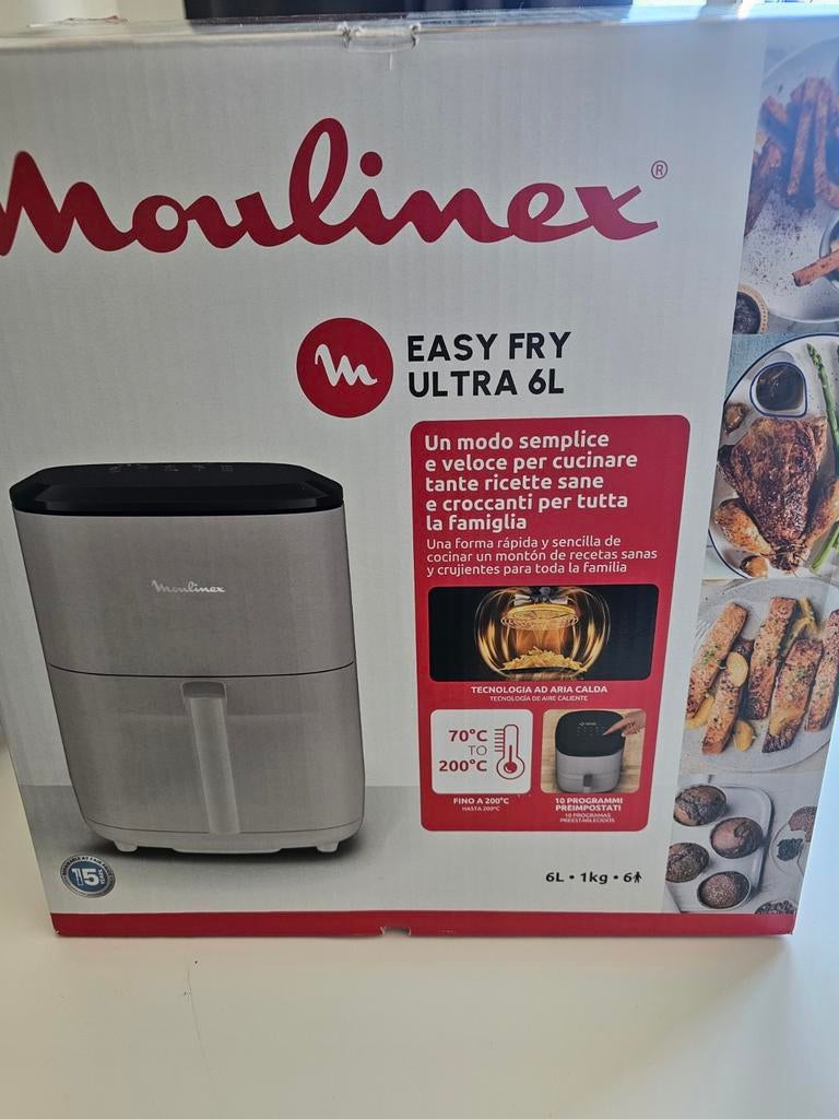 Airfryer Moulinex Easy Fry Ultra 6L neuf jamais utilisé+ 50, Electroménager