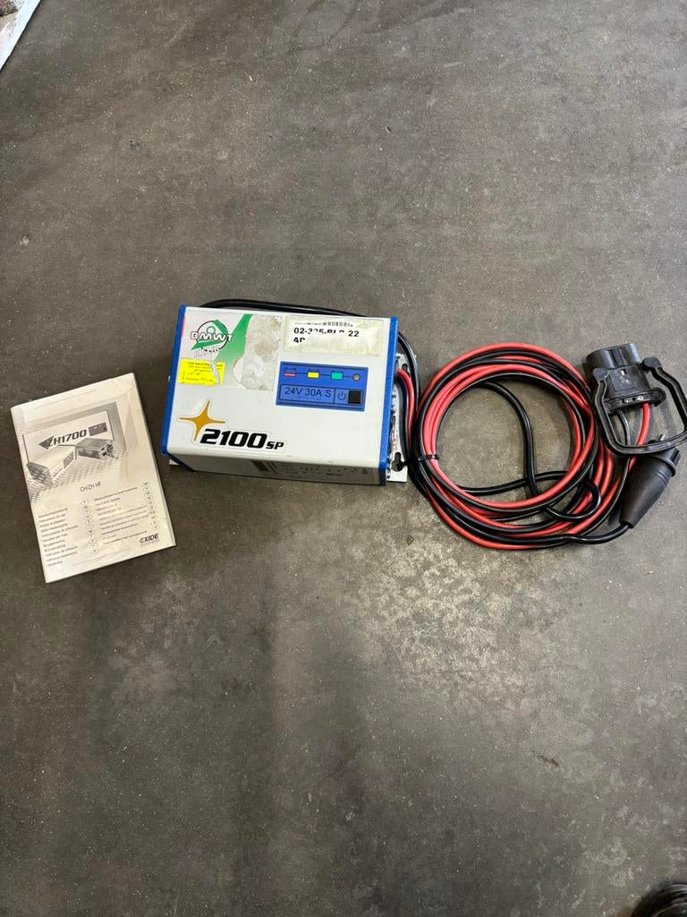 Exide acculader batterij lader 24V 30A transpallet stapelaar, Ophalen