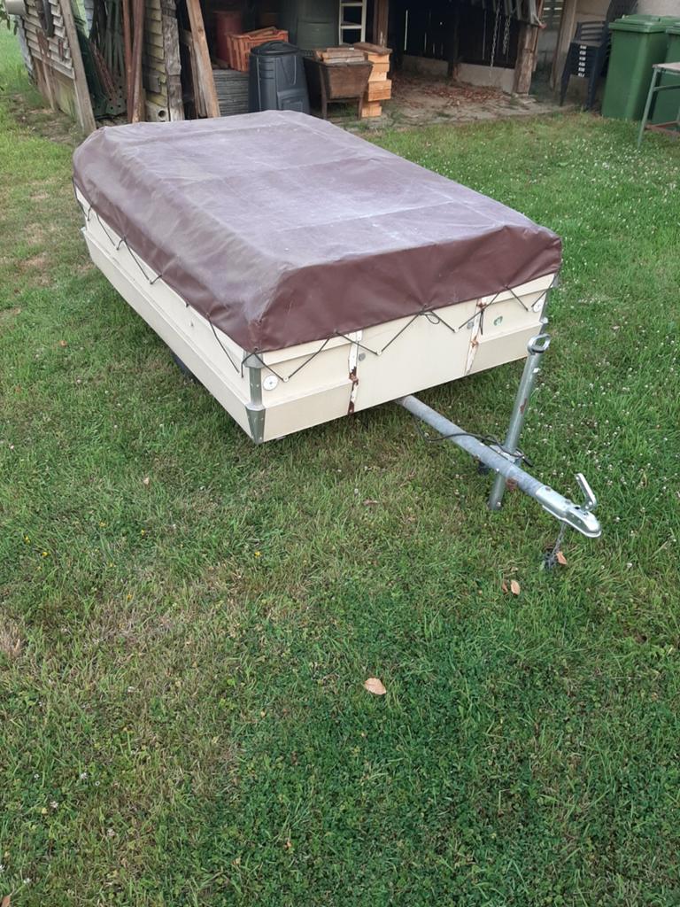 Plooicaravan,  tent in aanhangwagen, Caravans en Kamperen, Ophalen