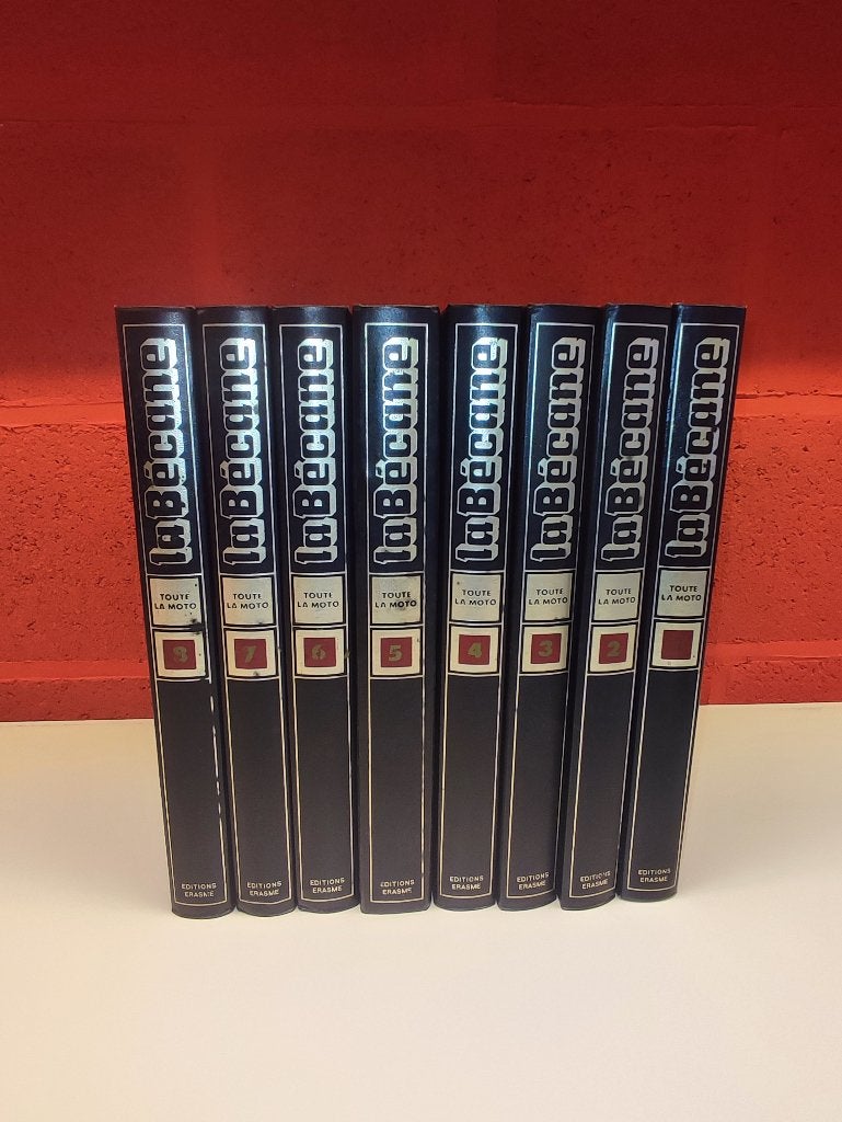 8 Livres motos anciennes "La Bécanne", Boeken, Ophalen, Gelezen, Algemeen