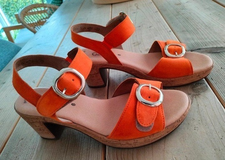 Mooie NIEUWE sandalen Gabor, maat: 39. Super comfortabel!, Kleding | Dames, Schoenen, Gabor, Nieuw, Oranje, Sandalen of Muiltjes