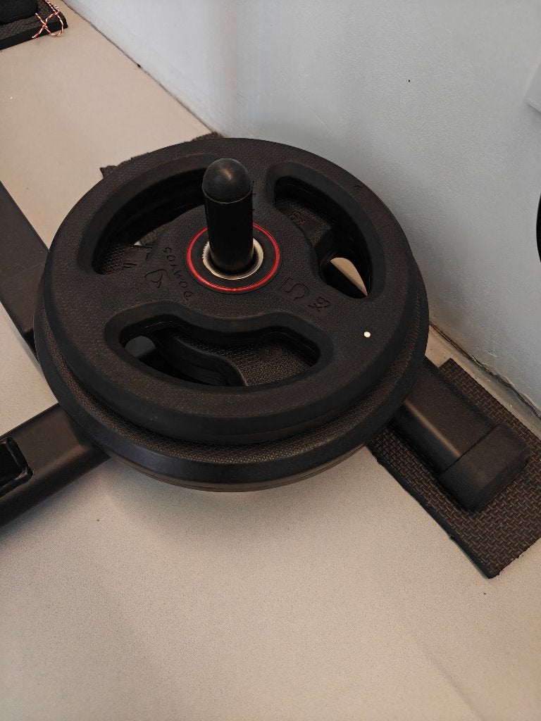 Home Gym Set Tunturi Verstelbare + Domyos Rack, 10kg+30kg, Ophalen, Zo goed als nieuw, Benen, Halterstangen