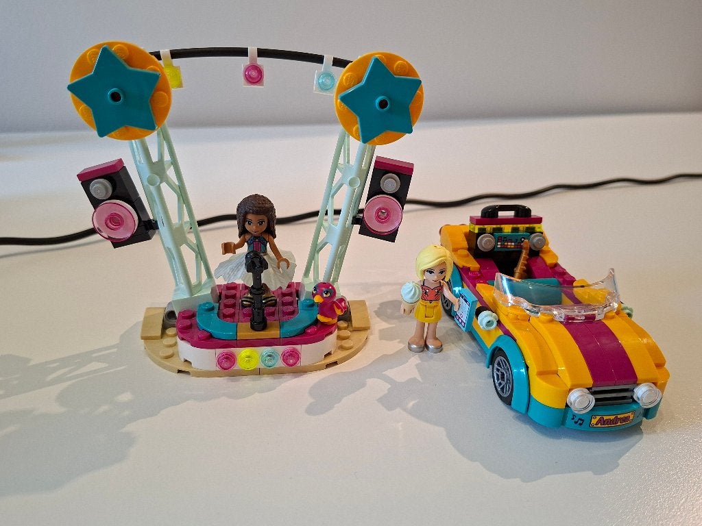 Lego friends Andrea's auto en podium (41390), Ophalen, Lego, Compleet, Friends