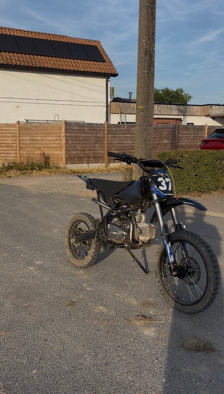 Orion Pitbike 125cc, Fietsen en Brommers, Ophalen, Zo goed als nieuw