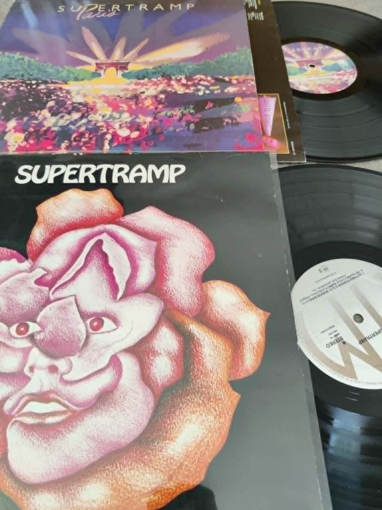 lot supertramp (2lp paris + supertramp), Cd's en Dvd's, Vinyl | Rock, Ophalen of Verzenden, LP