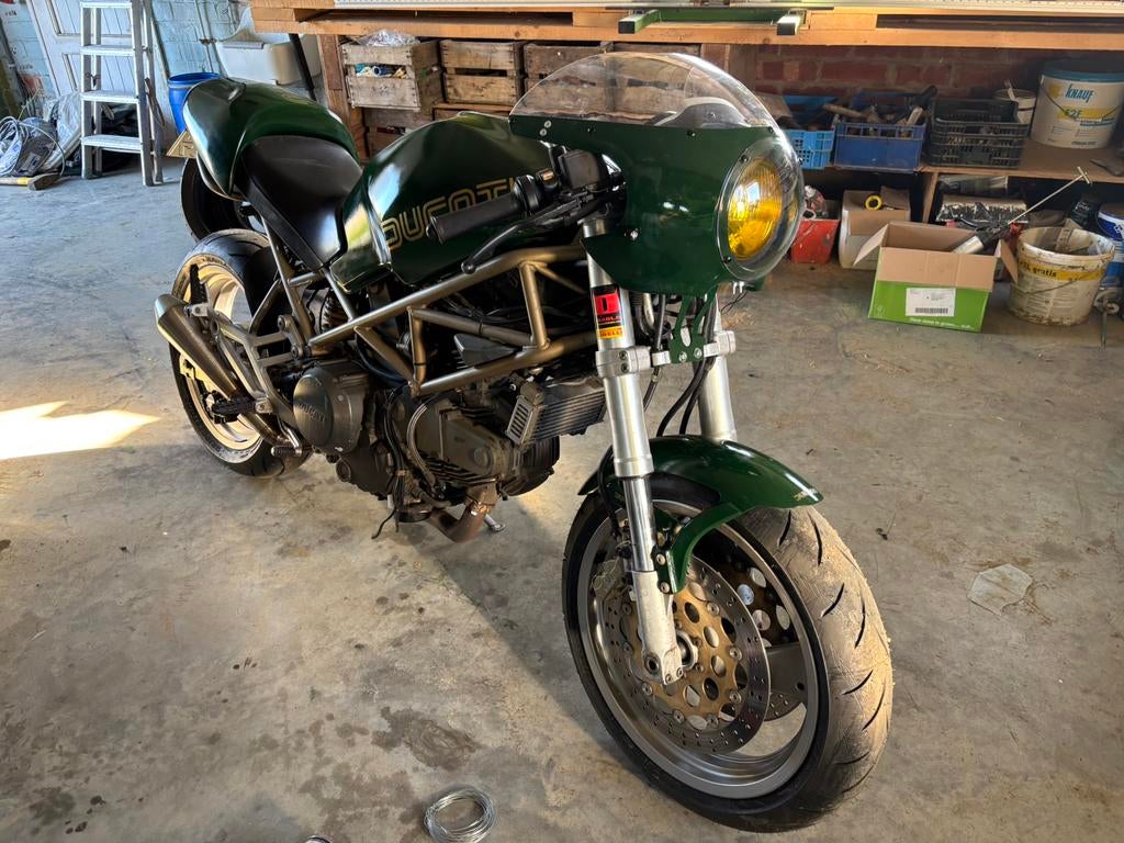 Ducati monster 750 caferacer, Motos, Motos | Ducati, Particulier, plus de 35 kW, 2 cylindres, Occasion, Occasion, Enlèvement