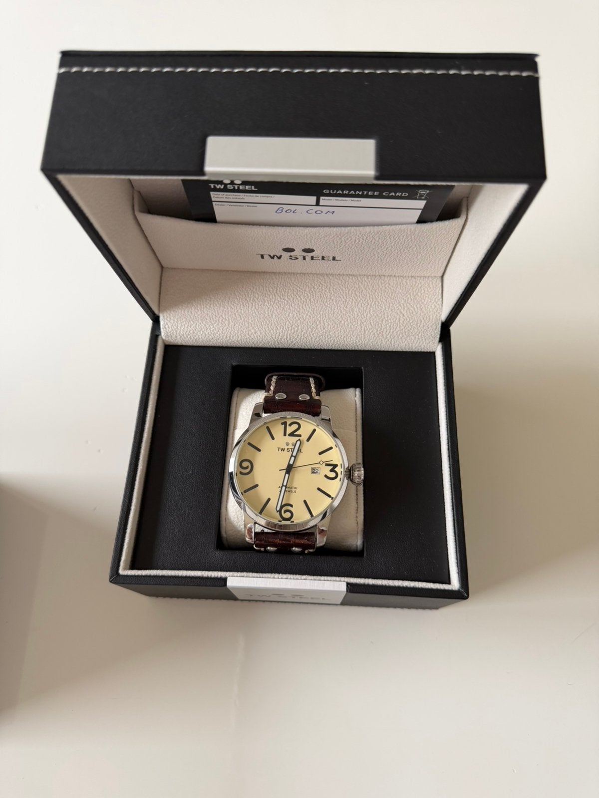 Tw steel ms 26 automatic, Handtassen en Accessoires, Horloges | Heren, Ophalen, Zo goed als nieuw