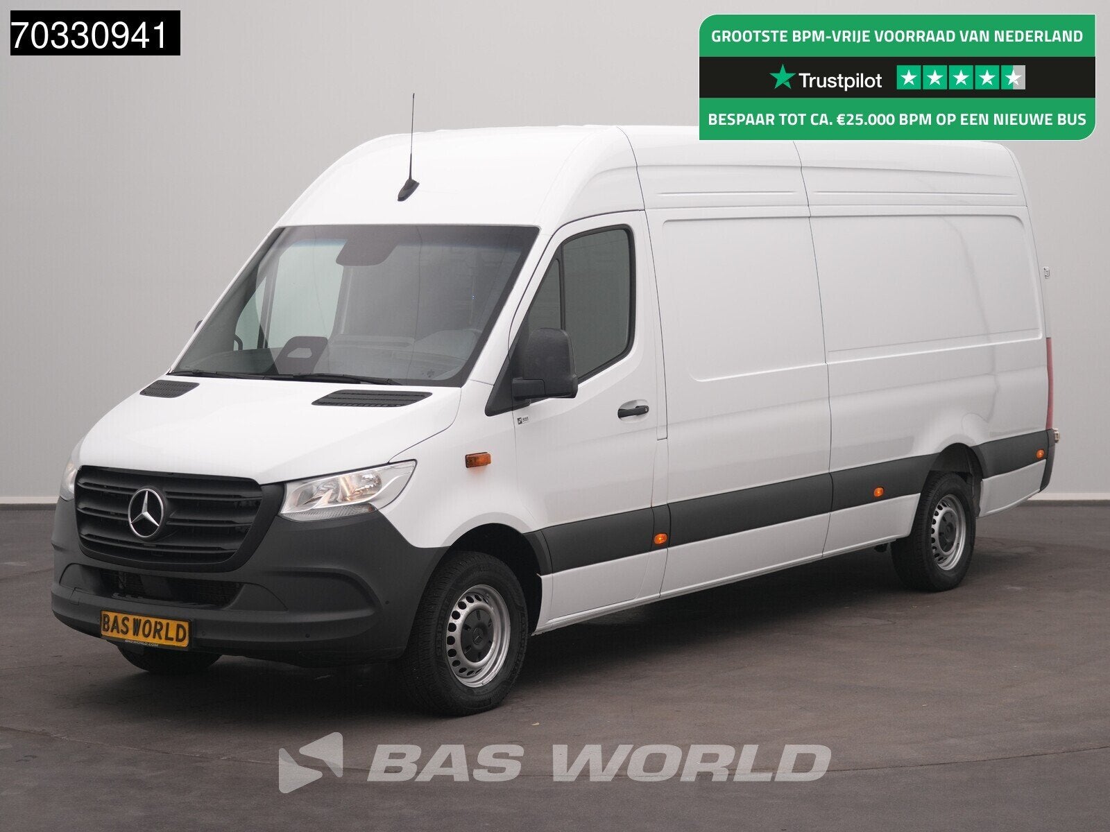 Mercedes Sprinter 317 CDI Automaat L3H2 PRO LED Navi Airco C, Autos, Camionnettes & Utilitaires, Achat, Euro 6, Entreprise, 3 places