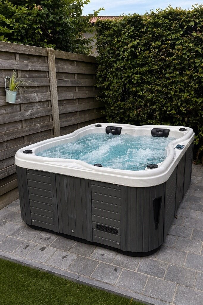 Jacuzzi 3 pers Balboa Spa, Enlèvement, Utilisé, Pompe, Fixé