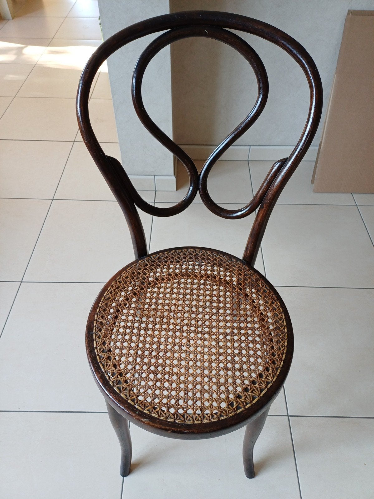 Houten stoel J en J Kohn Westin Austria, Ophalen