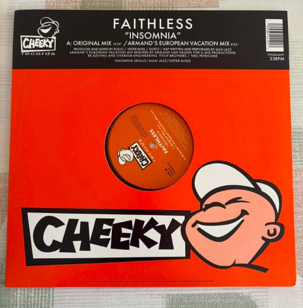Faithless - Insomnia (Orange Vinyl) (MV), Cd's en Dvd's, Dance, Ophalen of Verzenden, Zo goed als nieuw, Colored vinyl