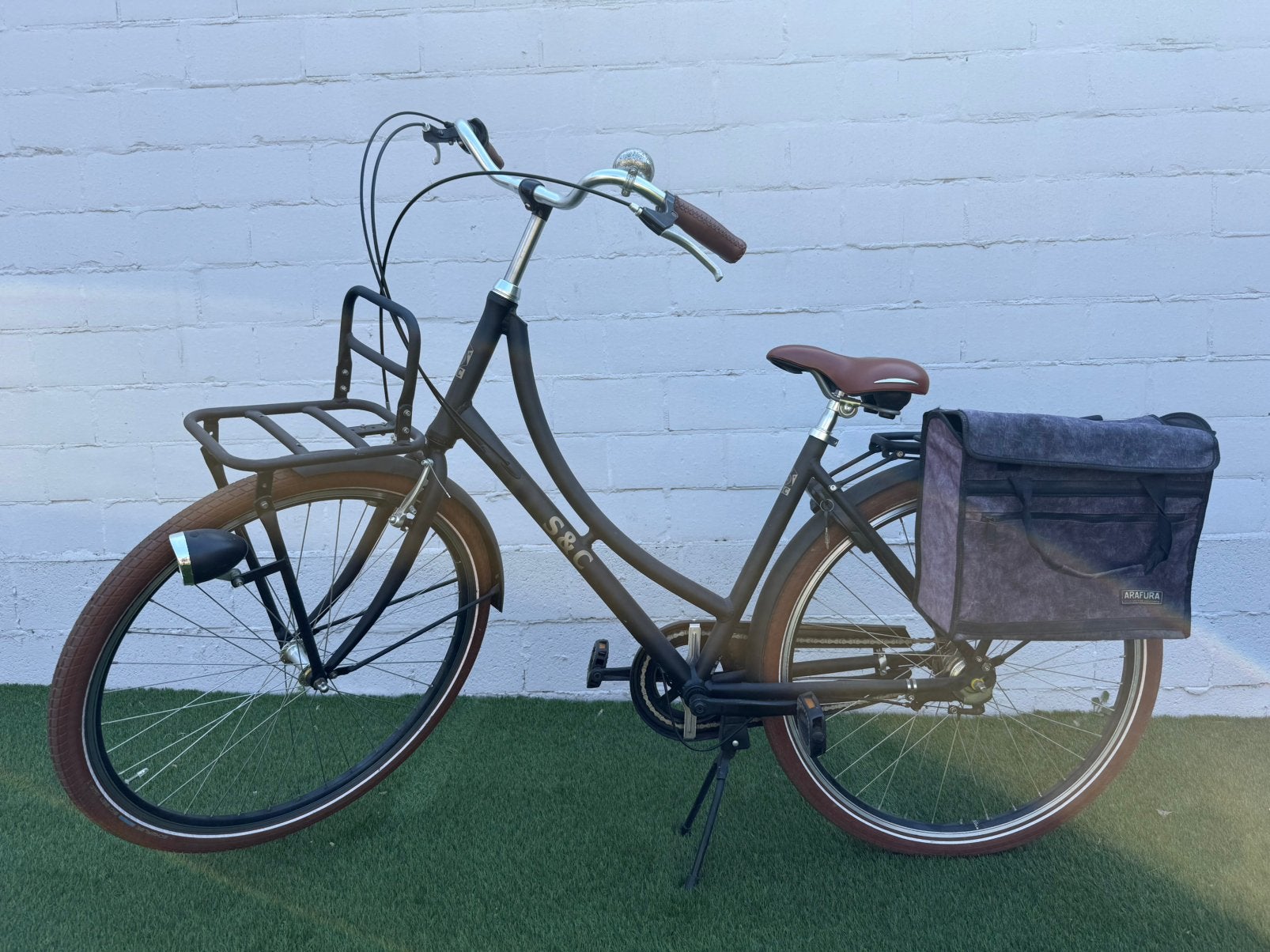 S&Cfiets, Schwalbe Big Ben, Shimano Nexus, lederen afwerking, Ophalen, Zo goed als nieuw, Versnellingen