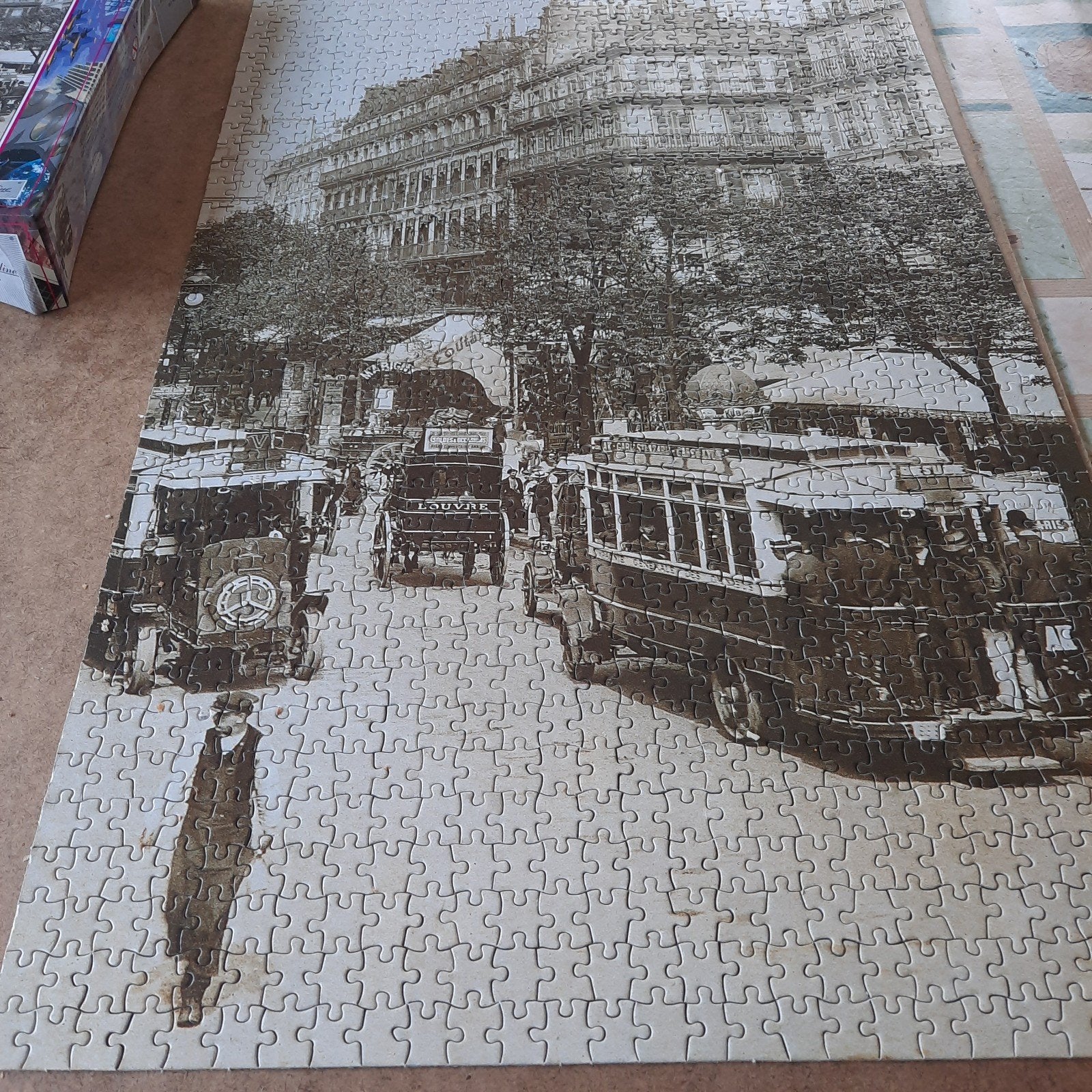 Puzzel 1000st zicht parijs, Ophalen, 500 t/m 1500 stukjes