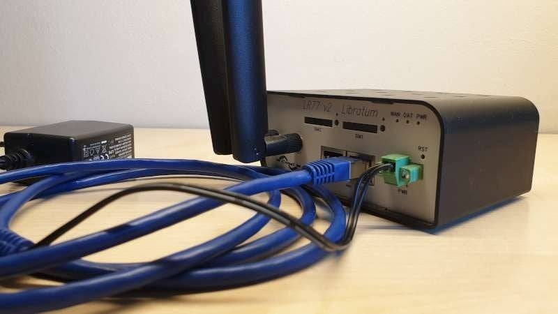 Advantech LR77 V2 Libratum 4G router, 2x ETH poort, dual SIM, Ophalen