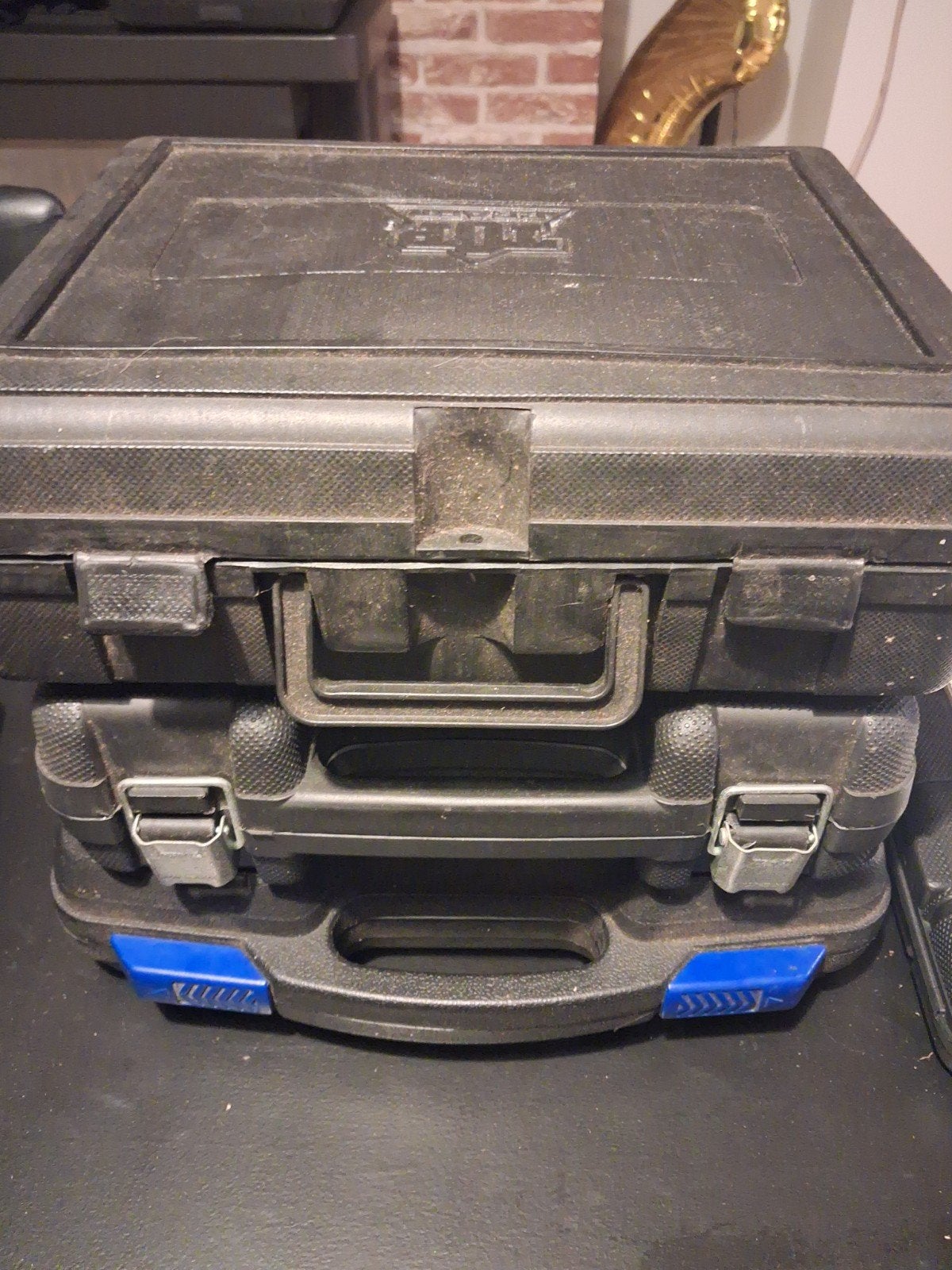 Set van 3 machines . Wipzaag ,Boormachine en bandenopblazer, Doe-het-zelf en Bouw, Ophalen, Boormachine