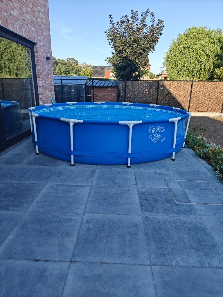 Zwembad intex, Tuin en Terras, Ophalen, Minder dan 80 cm, Rond, 300 cm of meer