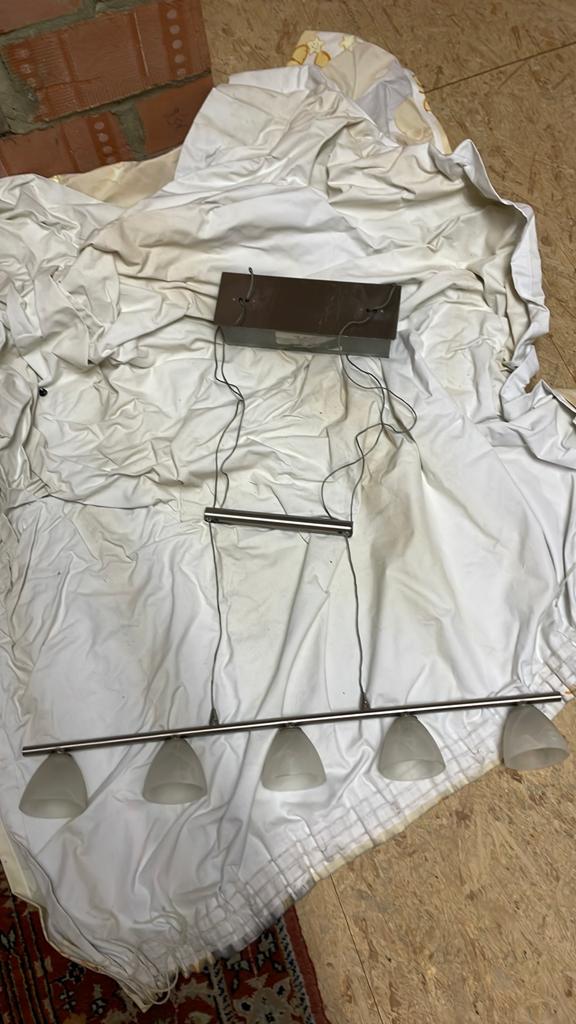 Hanglamp, Huis en Inrichting, Ophalen, Gebruikt, Glas, Modern